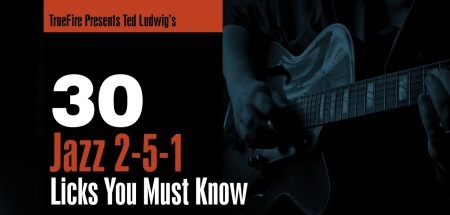 Truefire Ted Ludwig's 30 Jazz 2-5-1 Licks You MUST Know TUTORiAL